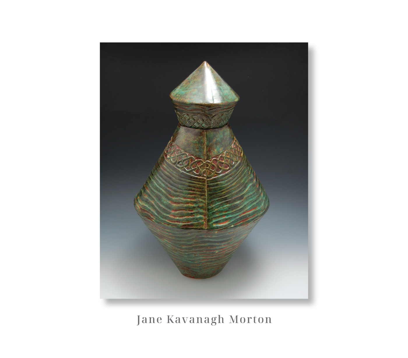 Celtic Pot - Jane Kavanagh Morton - Delaware Artist